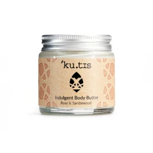 Menyn i'r Corff Moethus Rhosyn a Choed Sandal, Kutis